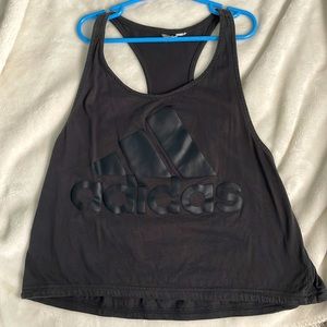 Adidas Grey Logo Tank Top